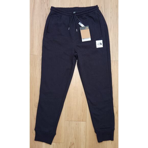 The North Face Joggers Mens Small Black Standard Fit Core Sweatpants NWT - Picture 1 of 14